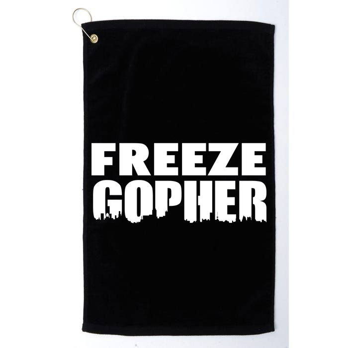 Freeze Gopher Logo Golf Towel