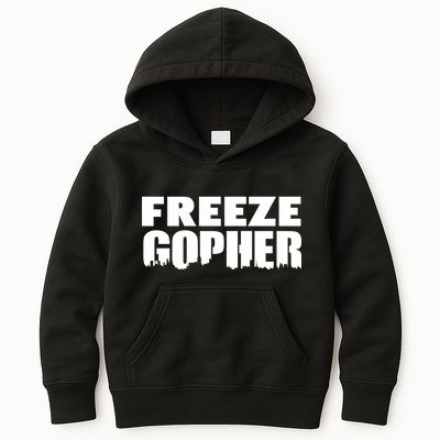 Freeze Gopher Logo Kids Hoodie
