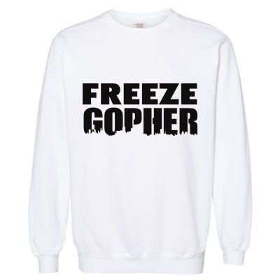 Freeze Gopher Logo Garment-Dyed Sweatshirt