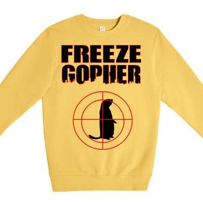 Freeze Gopher Target Premium Crewneck Sweatshirt