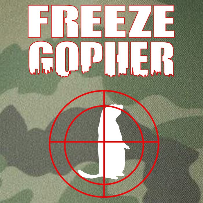 Freeze Gopher Target Legacy Tie Dye Trucker Hat