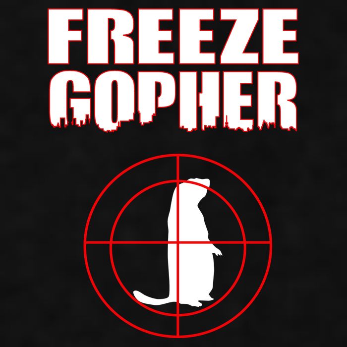 Freeze Gopher Target Ladies PosiCharge Tri-Blend Wicking Tank