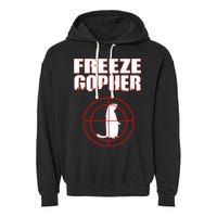 Freeze Gopher Target Garment-Dyed Fleece Hoodie