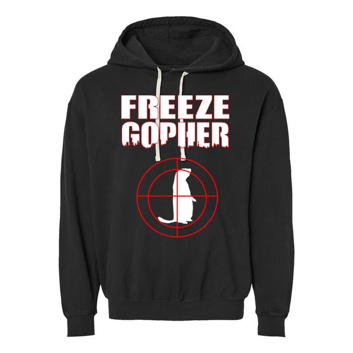 Freeze Gopher Target Garment-Dyed Fleece Hoodie