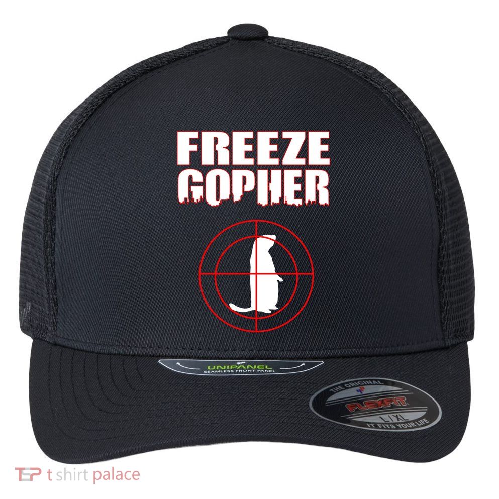 Freeze Gopher Target Flexfit Unipanel Trucker Cap