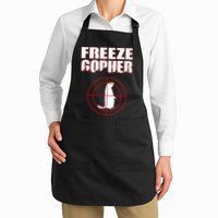 Freeze Gopher Target Full-Length Apron With Pockets