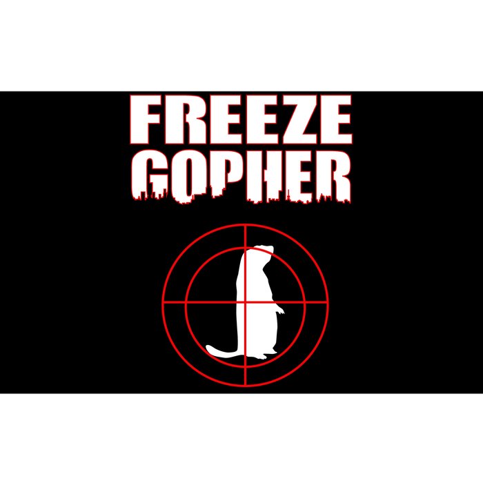 Freeze Gopher Target Bumper Sticker