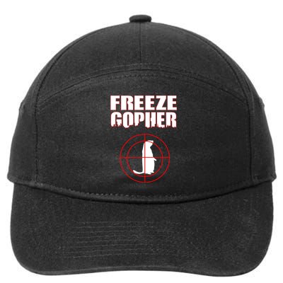Freeze Gopher Target 7-Panel Snapback Hat