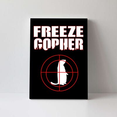 Freeze Gopher Target Canvas