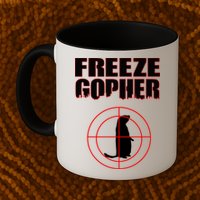 Freeze Gopher Target Mug