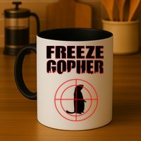 Freeze Gopher Target Mug