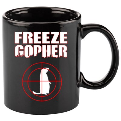 Freeze Gopher Target 11oz C Handle Ceramic Mug