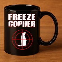 Freeze Gopher Target 11oz C Handle Ceramic Mug