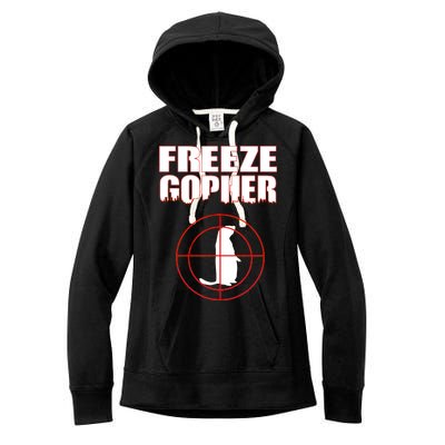 Freeze Gopher Target Women's Fleece Hoodie