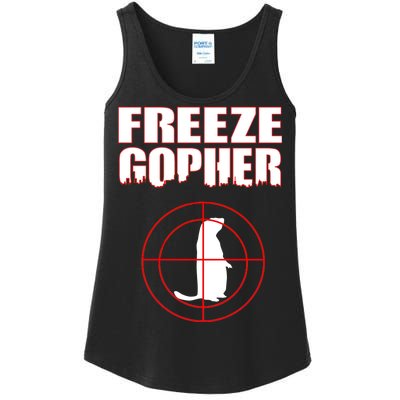 Freeze Gopher Target Ladies Essential Tank