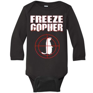 Freeze Gopher Target Baby Long Sleeve Bodysuit