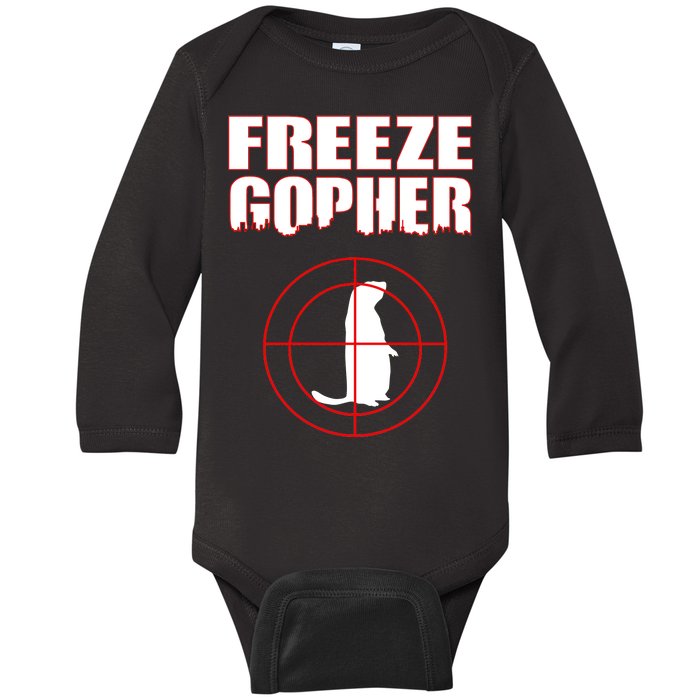 Freeze Gopher Target Baby Long Sleeve Bodysuit