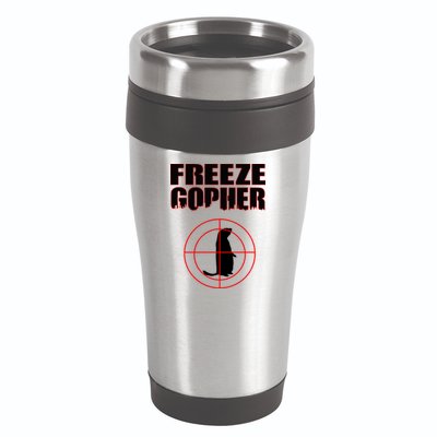 Freeze Gopher Target 16oz Travel Tumbler