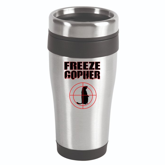 Freeze Gopher Target 16oz Travel Tumbler