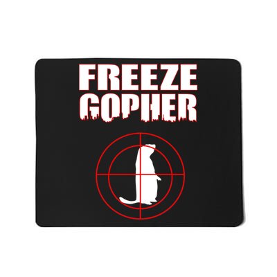 Freeze Gopher Target Mousepad