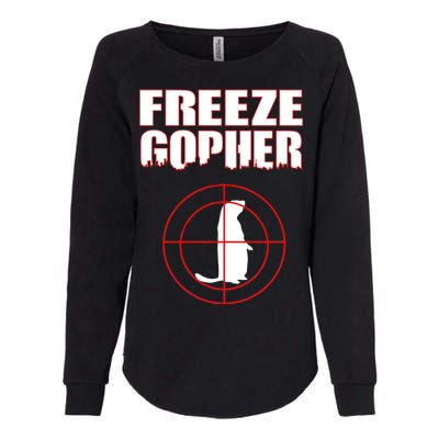 Freeze Gopher Target Womens California Wash Sweatshirt