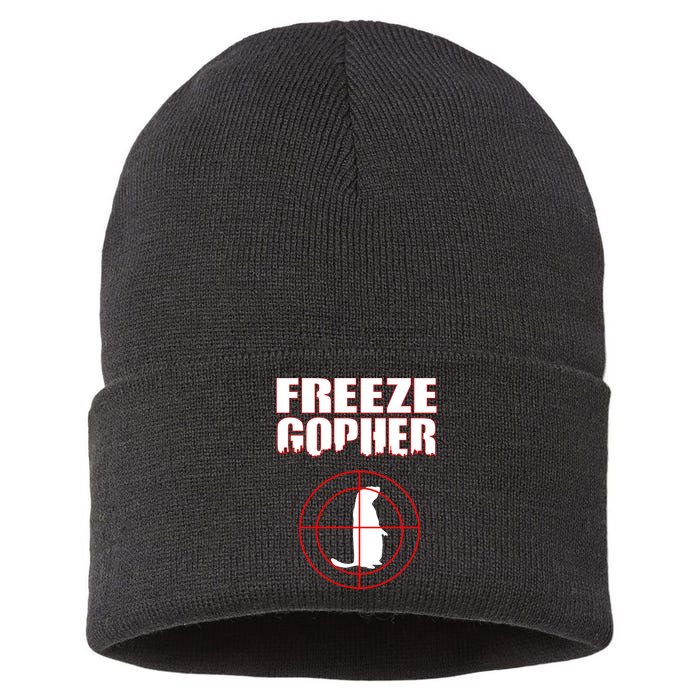 Freeze Gopher Target Sustainable Knit Beanie