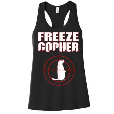 Freeze Gopher Target Women's Racerback Tank