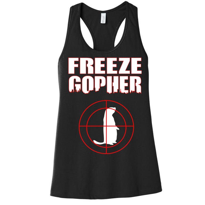 Freeze Gopher Target Women's Racerback Tank