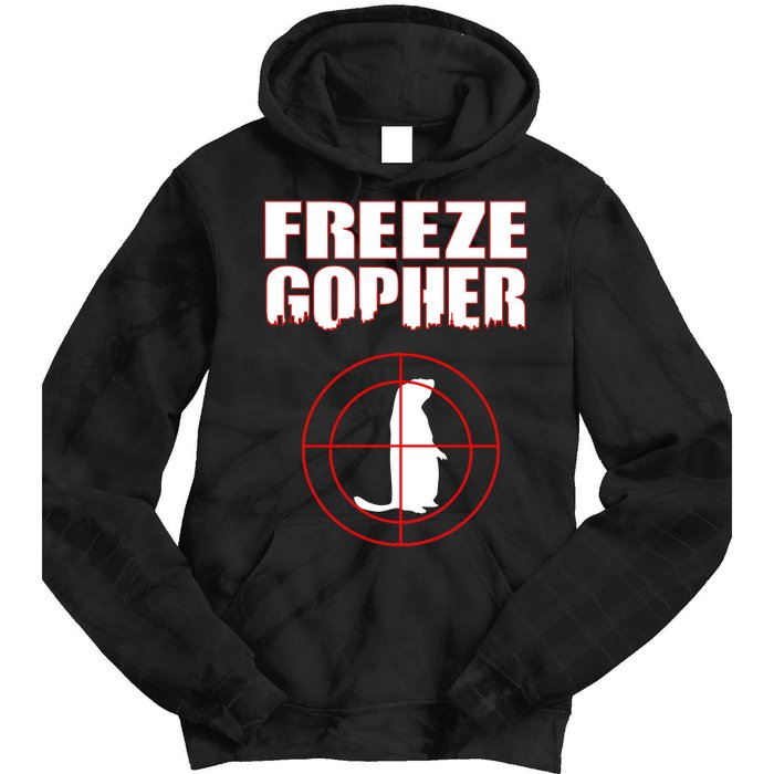 Freeze Gopher Target Tie Dye Hoodie