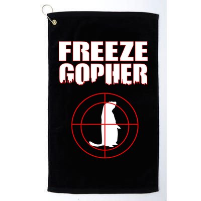 Freeze Gopher Target Golf Towel