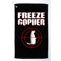 Freeze Gopher Target Golf Towel
