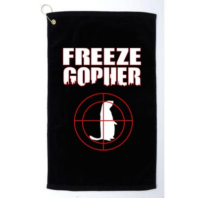 Freeze Gopher Target Platinum Collection Golf Towel