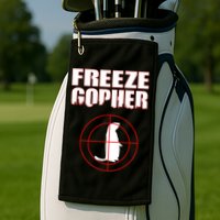 Freeze Gopher Target Golf Towel