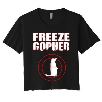Freeze Gopher Target Crop Top