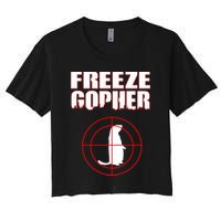 Freeze Gopher Target Crop Top