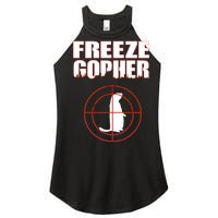 Freeze Gopher Target Women's Perfect Tri Rocker Tank