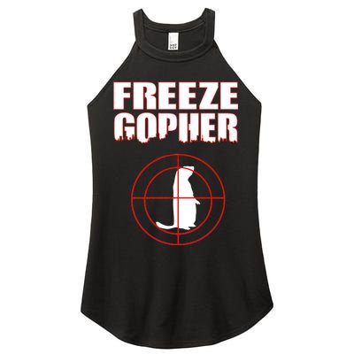 Freeze Gopher Target Women's Perfect Tri Rocker Tank