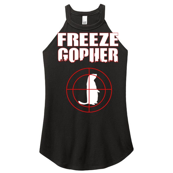 Freeze Gopher Target Women's Perfect Tri Rocker Tank