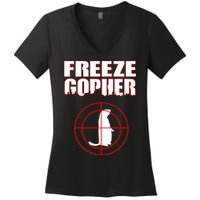 Freeze Gopher Target Women's V-Neck T-Shirt