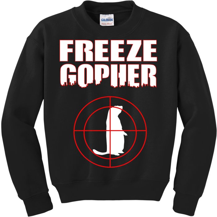 Freeze Gopher Target Kids Sweatshirt