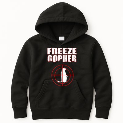 Freeze Gopher Target Kids Hoodie