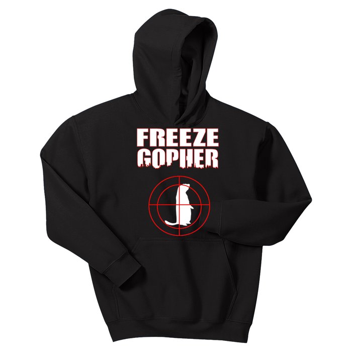 Freeze Gopher Target Kids Hoodie