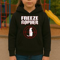 Freeze Gopher Target Kids Hoodie