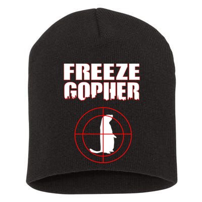 Freeze Gopher Target Short Acrylic Beanie