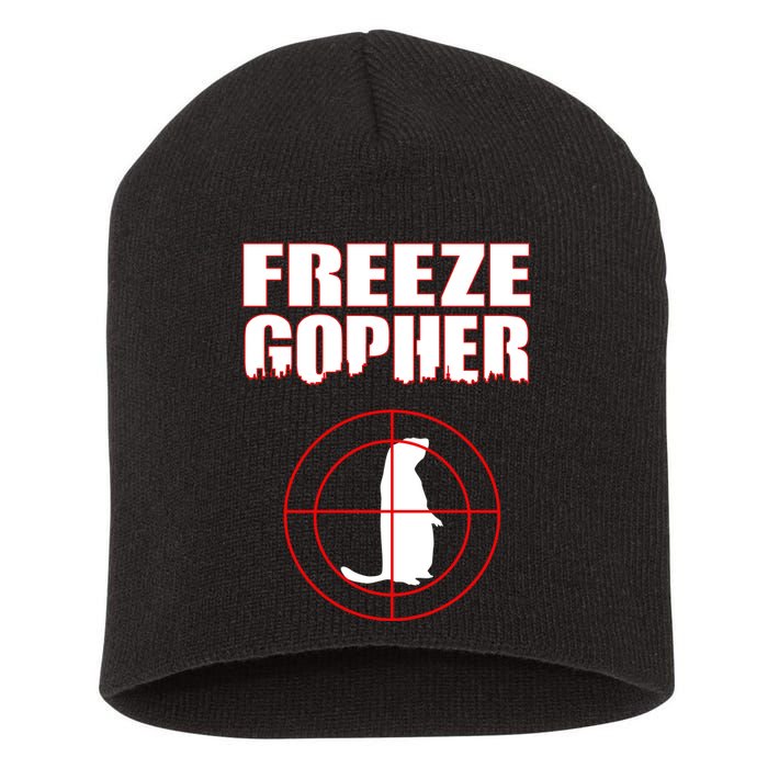 Freeze Gopher Target Short Acrylic Beanie