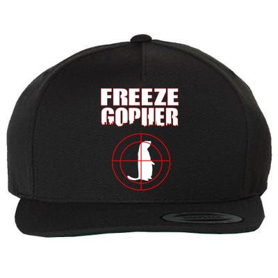 Freeze Gopher Target Wool Snapback Cap