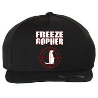 Freeze Gopher Target Wool Snapback Cap