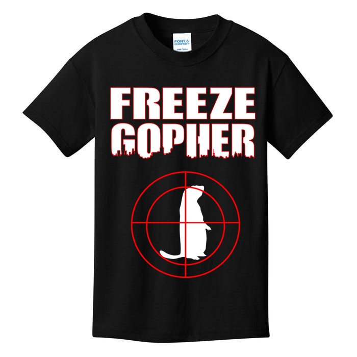 Freeze Gopher Target Kids T-Shirt