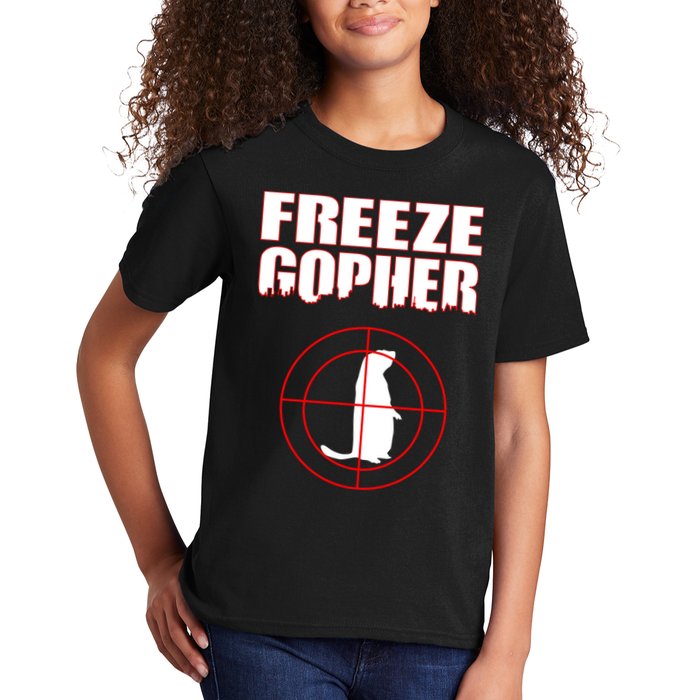 Freeze Gopher Target Kids T-Shirt