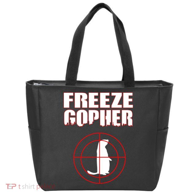 Freeze Gopher Target Zip Tote Bag